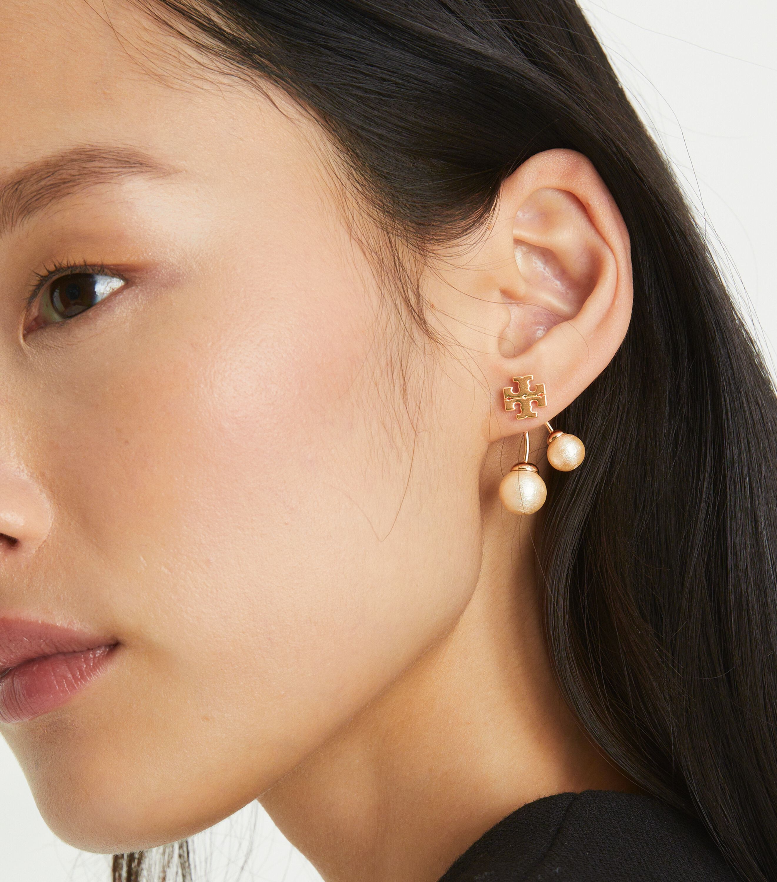 Kira Pearl Front Back Earring nov sale employees 30 to 60 Tory