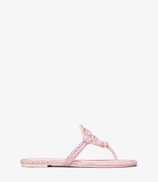 tory burch tb x bonbon miller knotted crystal sandal