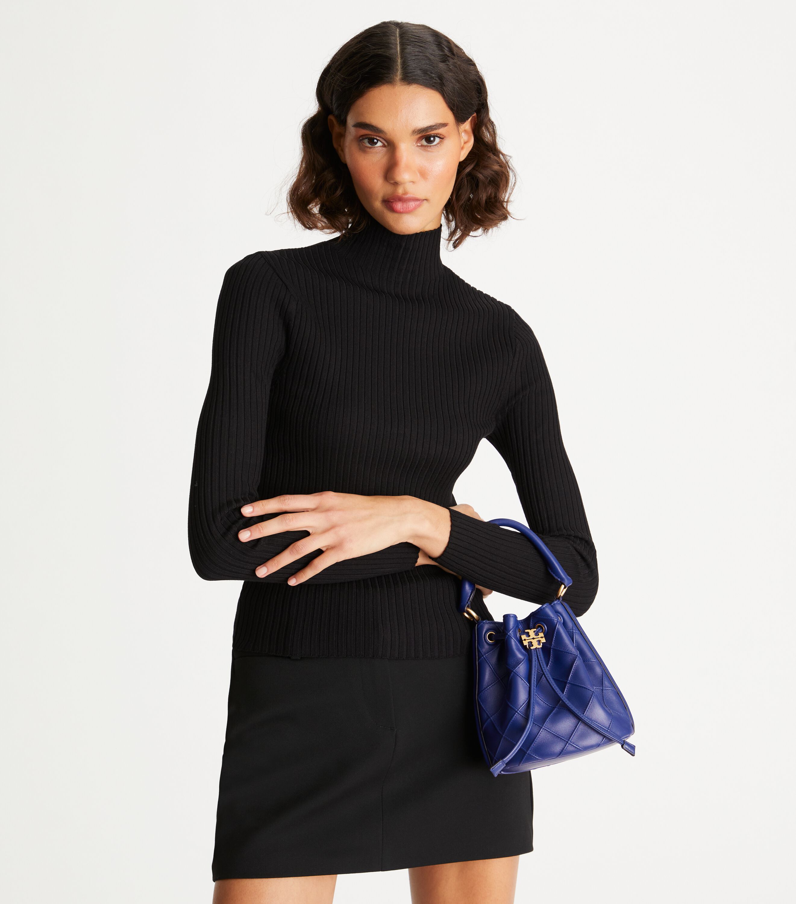Small Fleming Soft Bucket Bag Handbags Tory Burch