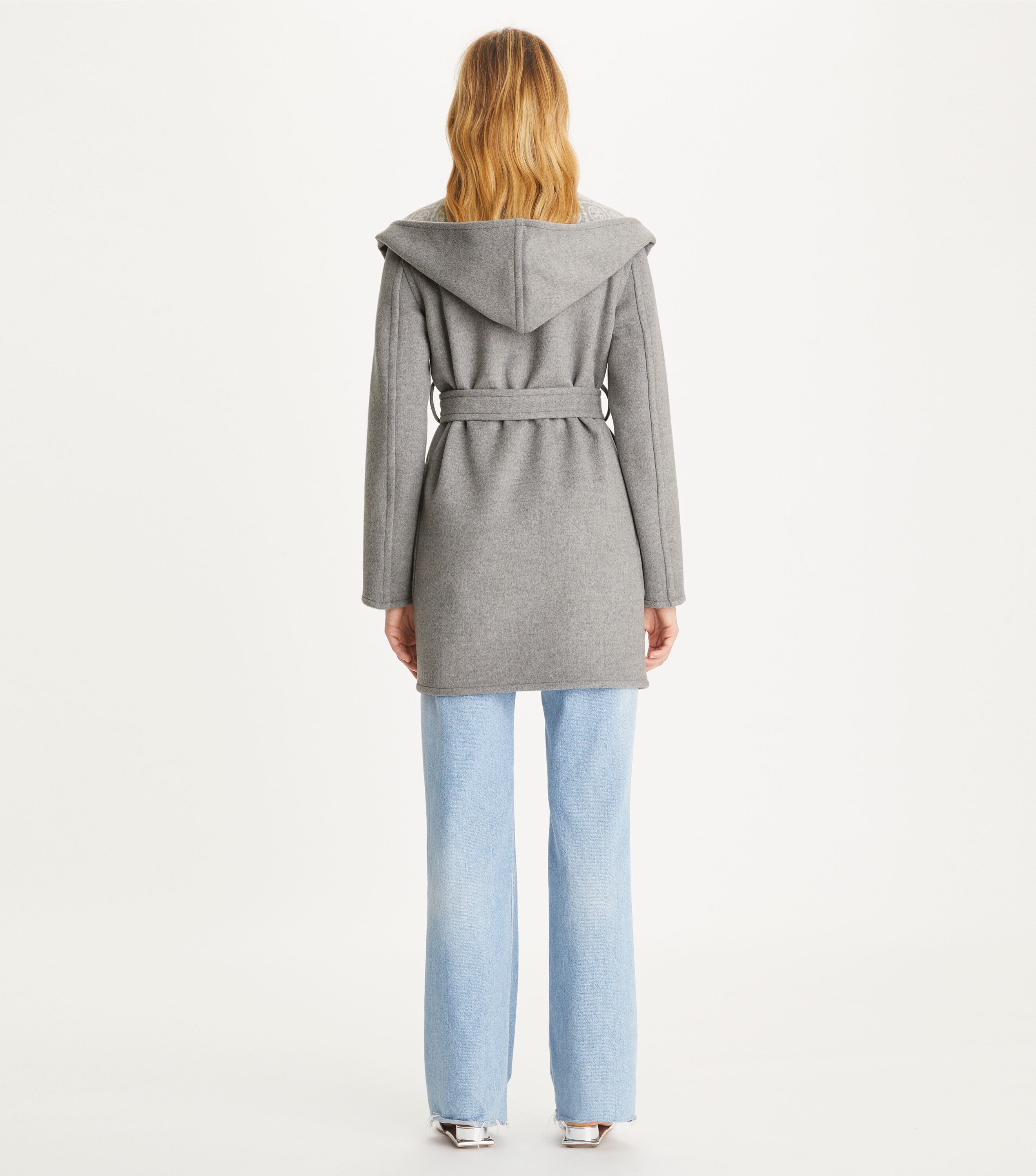 Tory Burch Hooded Wool Coat Tory Burch UAE
