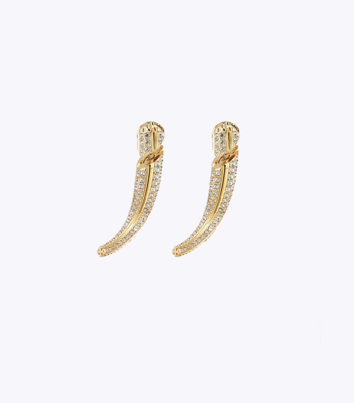 tory burch pierced front back earrings