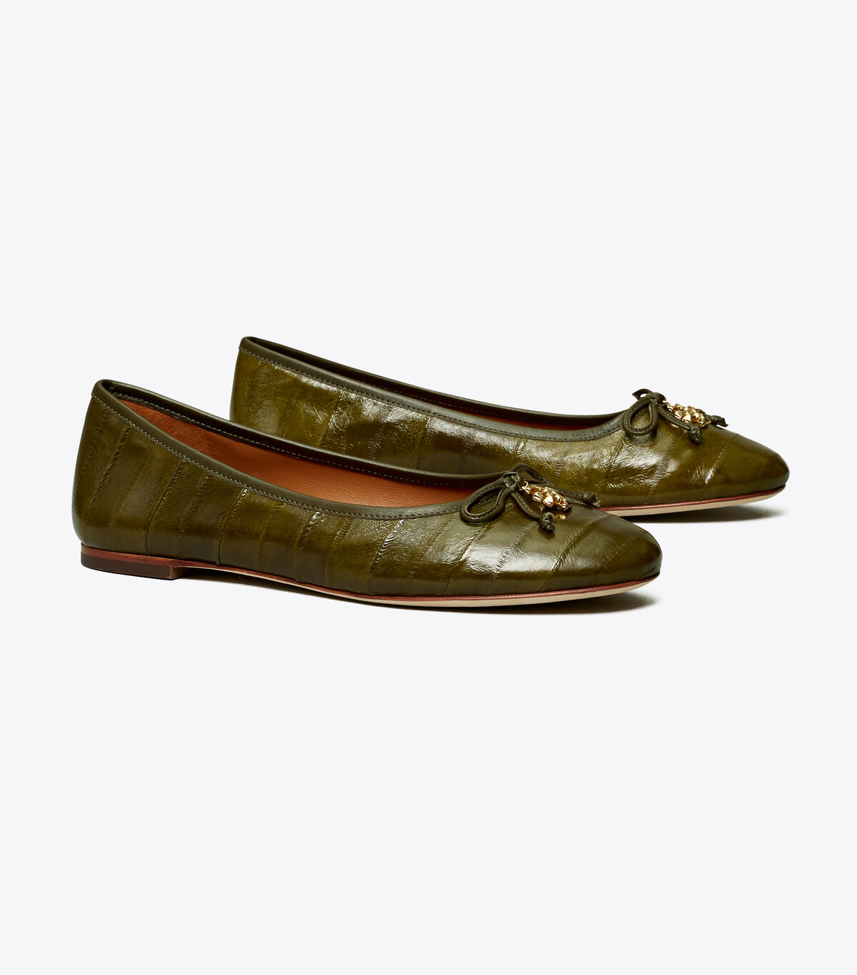 tory burch tory charm eel ballet flat