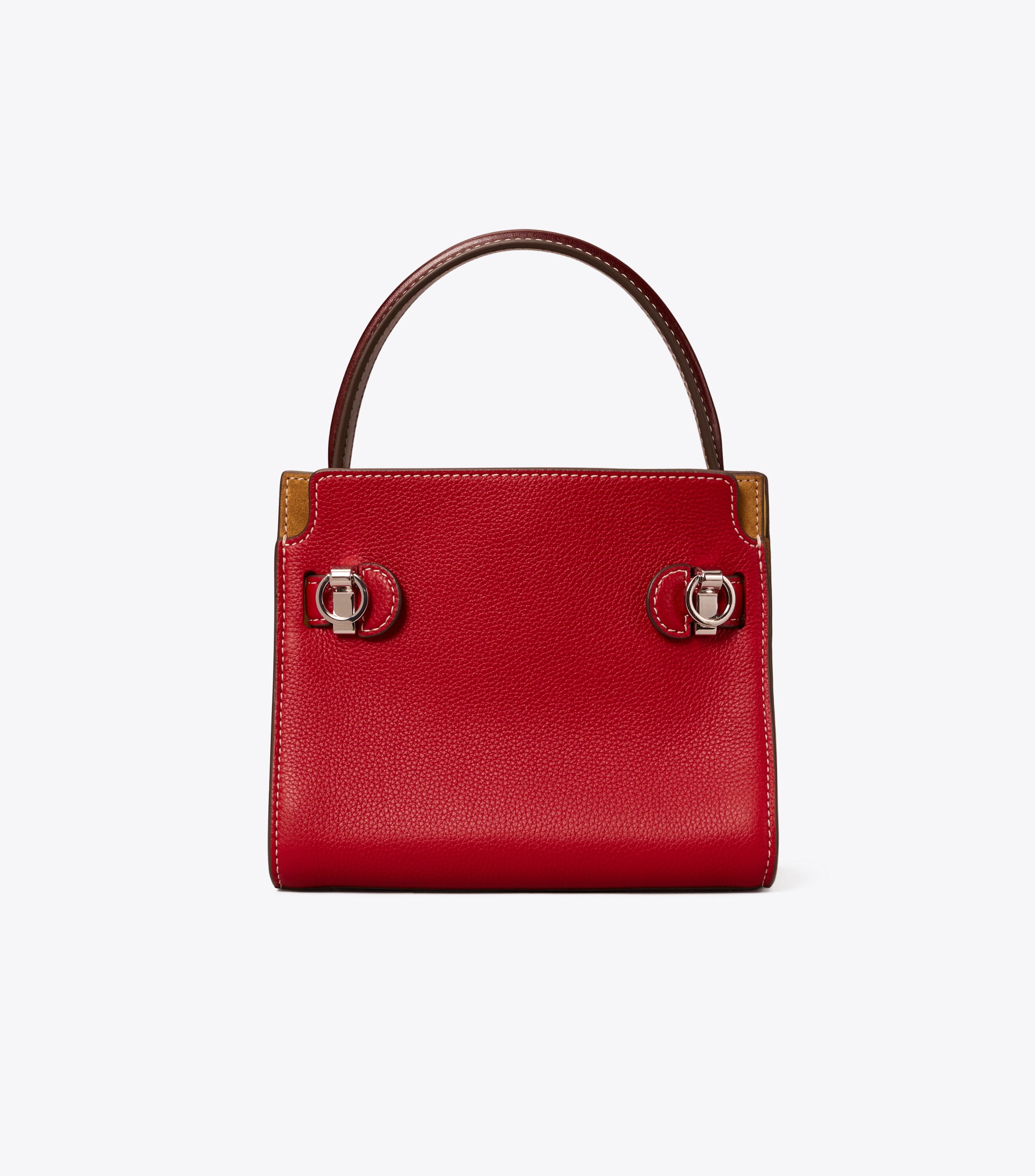 【関税&送料込】Tory Burch Borsa Tory Burch Britten Mini Top Handle Leather Crossbody Bag