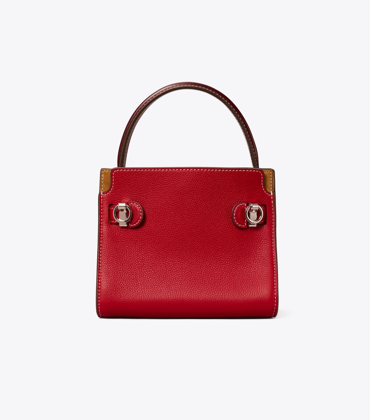 Petite Lee Radziwill Pebbled Double Bag | Handbags | Tory Burch