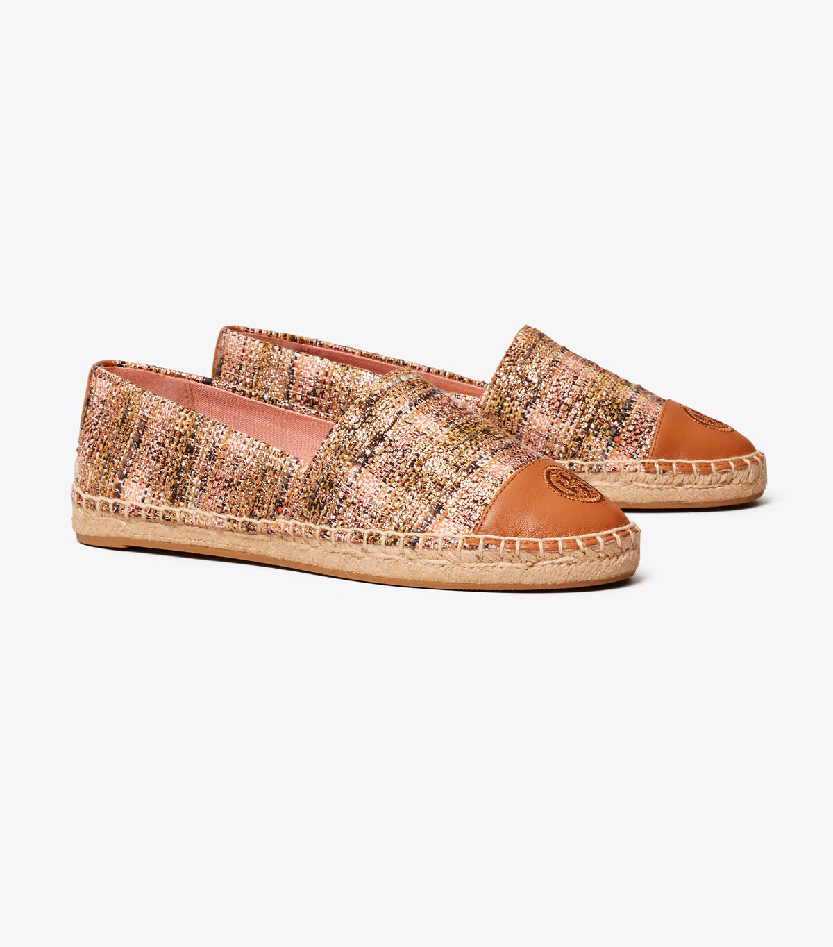 Tweed Color-Block Espadrille