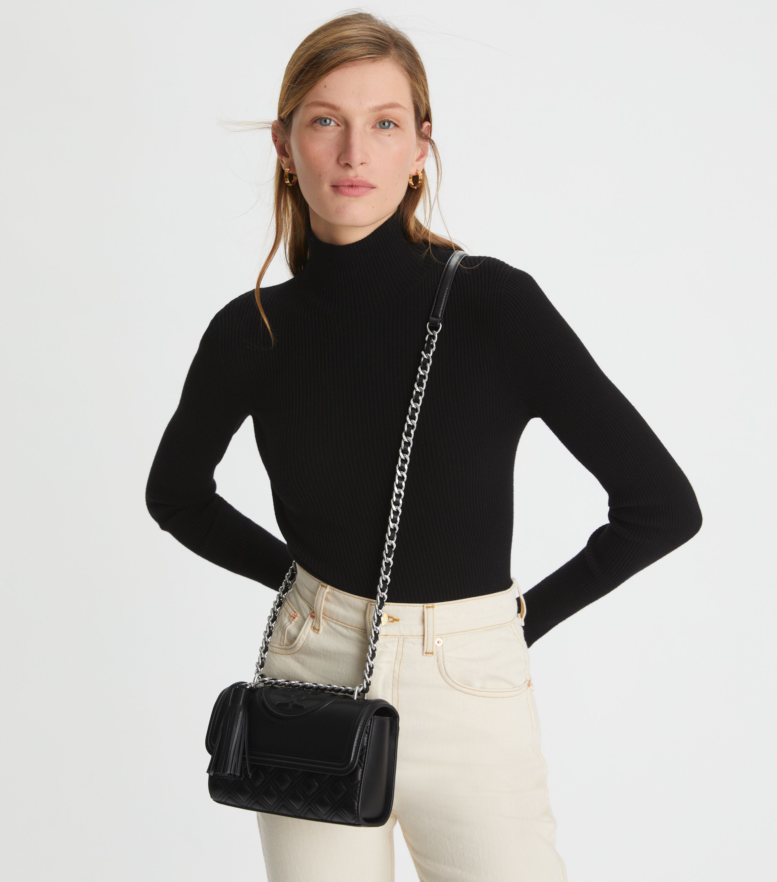 Tory burch fleming clearance small convertible shoulder bag