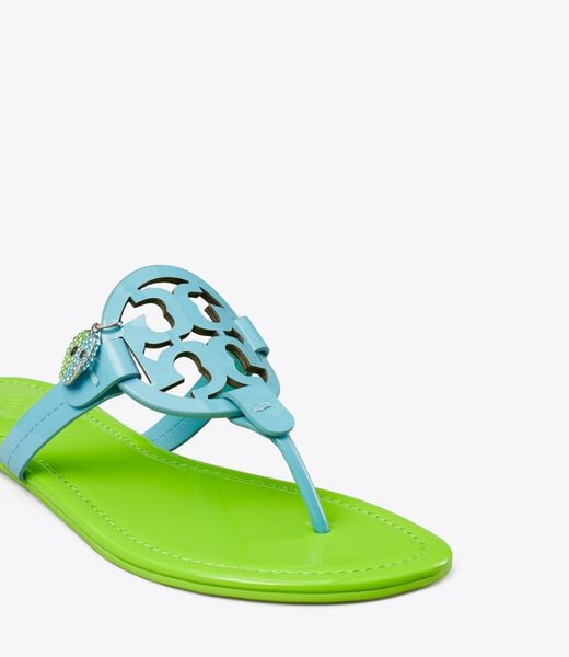 tory burch tb x bonbon miller patent charm sandal