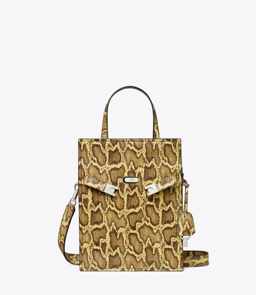 tory burch small lee radziwill embossed shopper