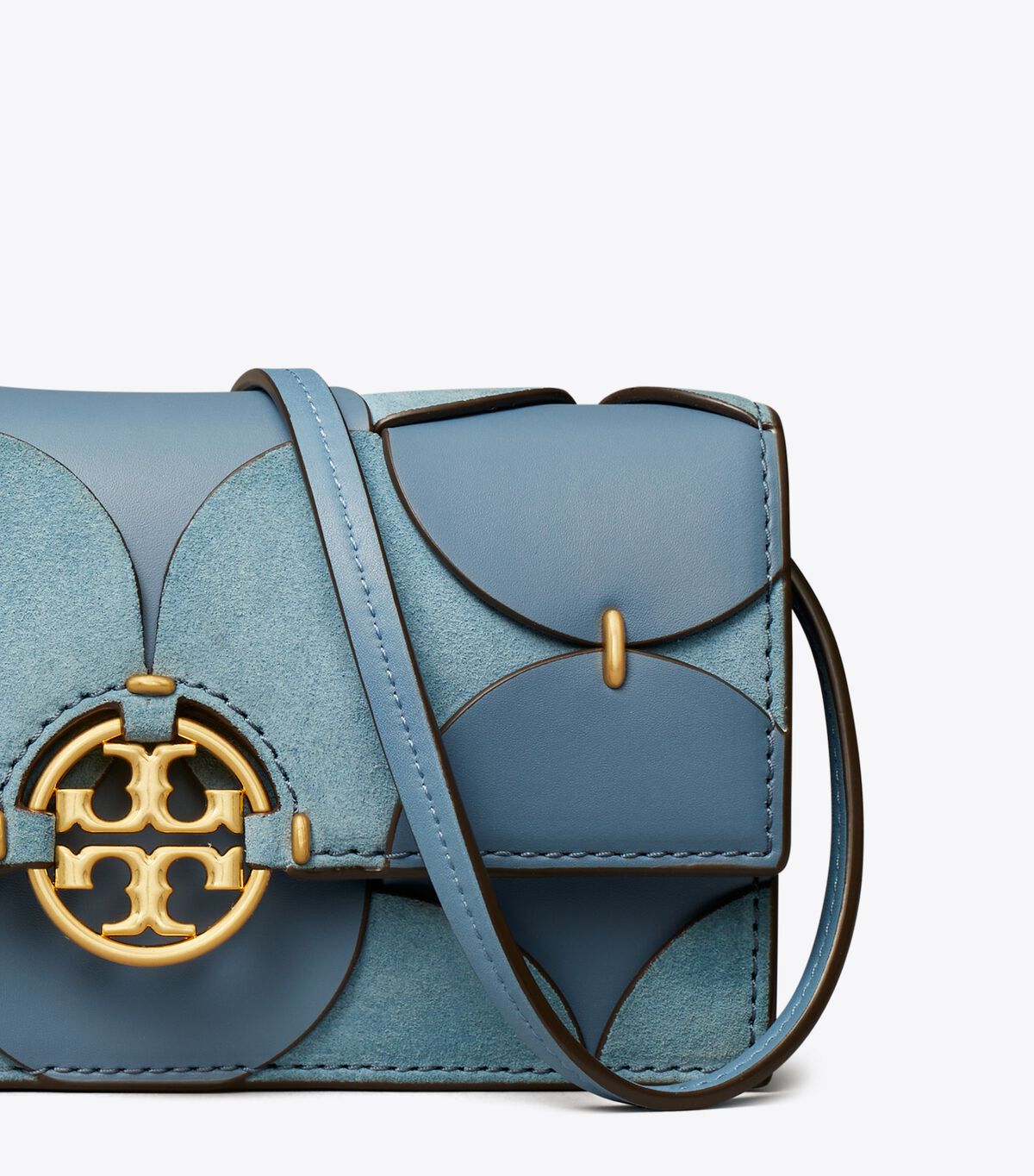 tory burch miller disc die cut wallet crossbody