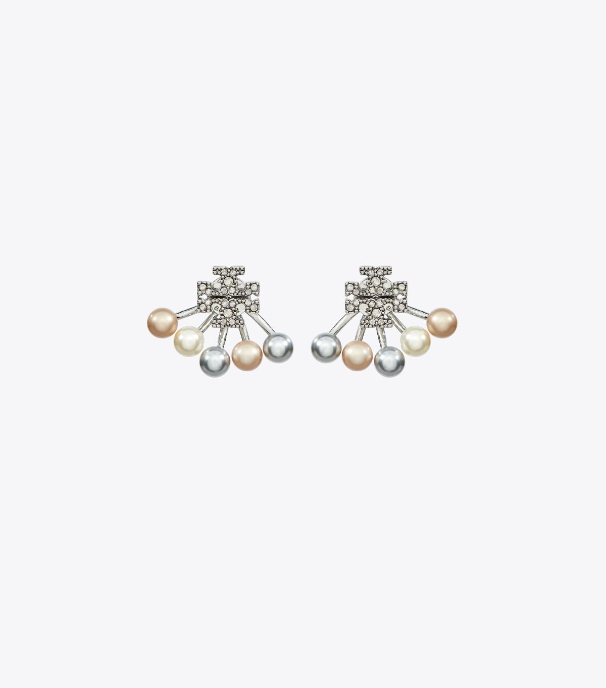 tory burch kira pearl front back earring