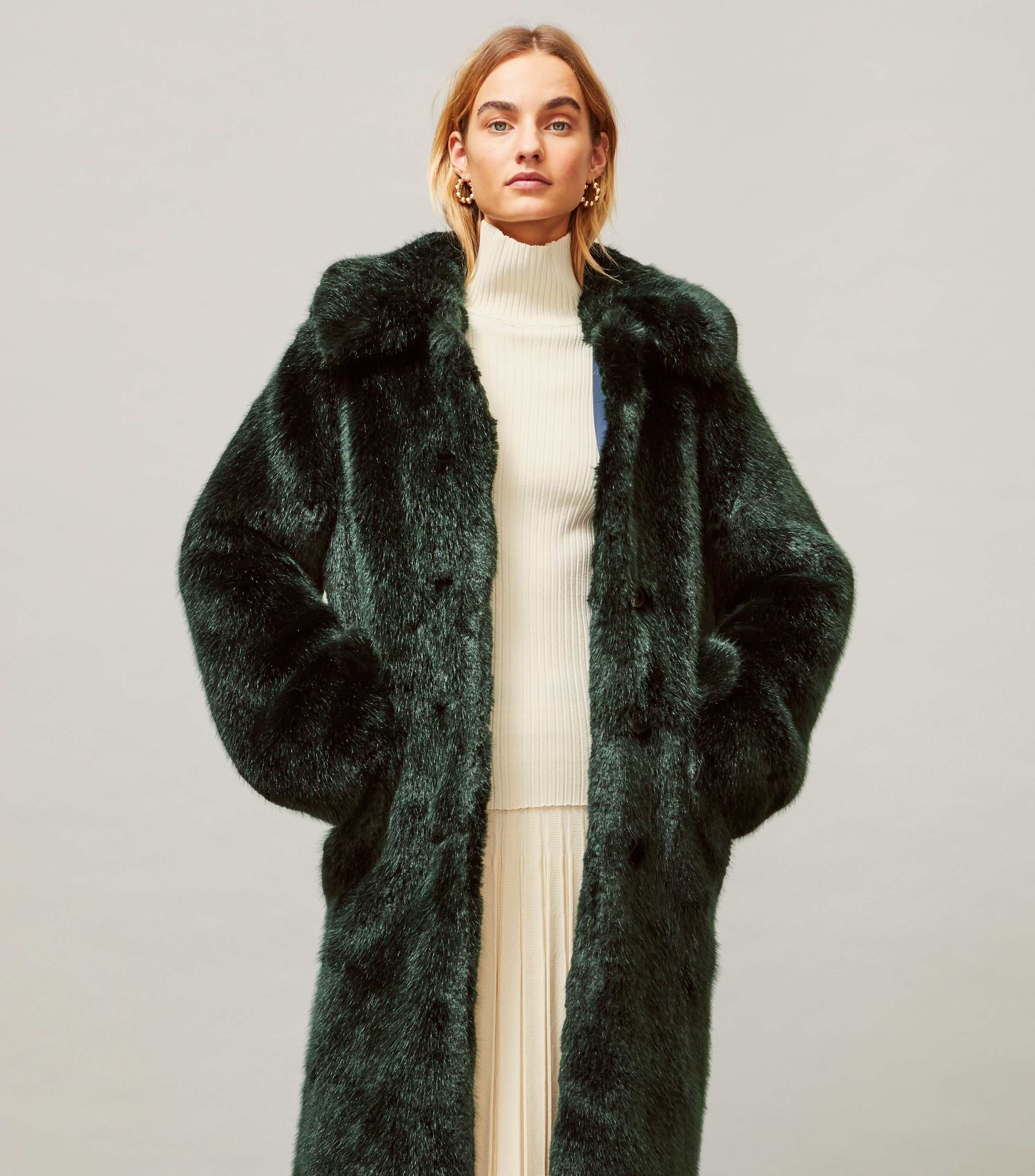 Tory burch fur coat outlet