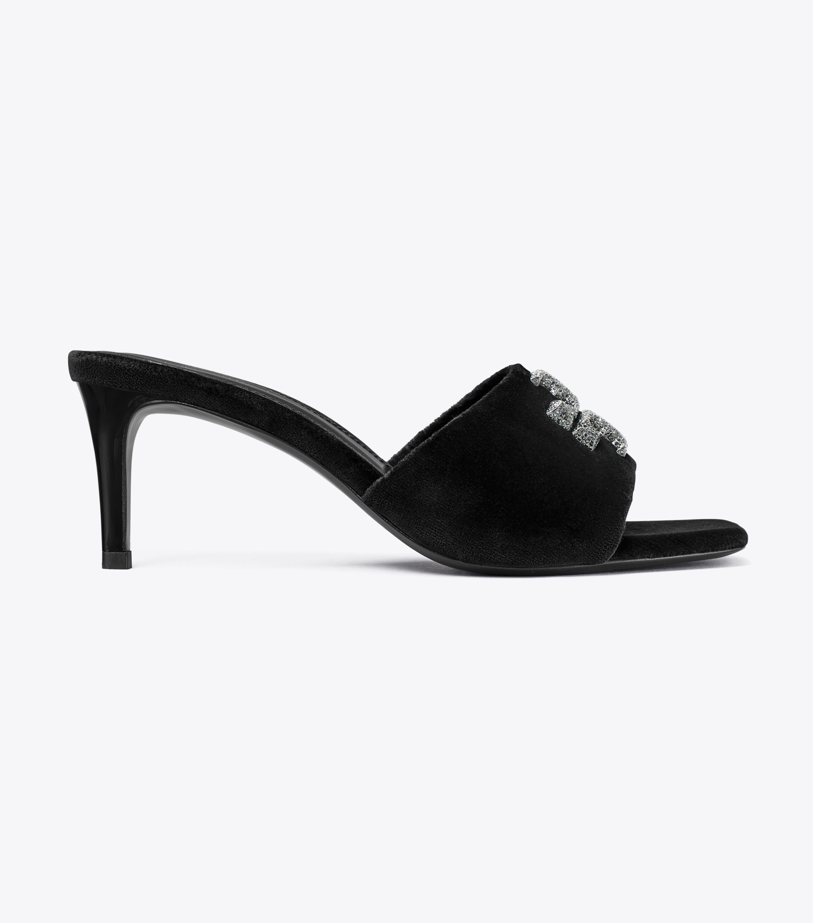 Eleanor Pavé Mule Sandal, Perfect Black | Tory Burch UAE