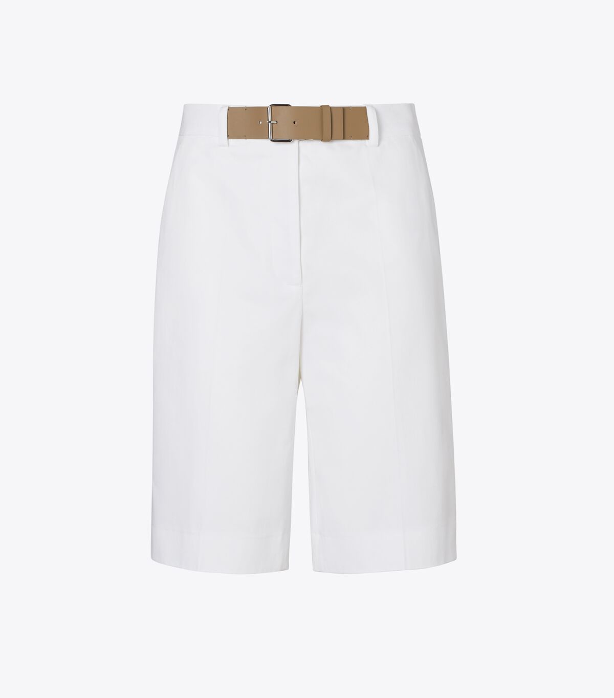 Belted Cotton Shorts tory burch belted cotton shorts