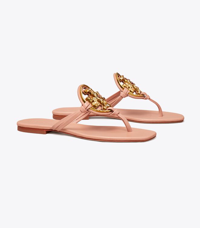 Jeweled Miller Sandal