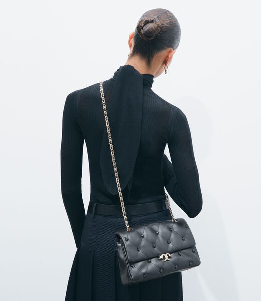 tory burch bunny knot shoulder bag