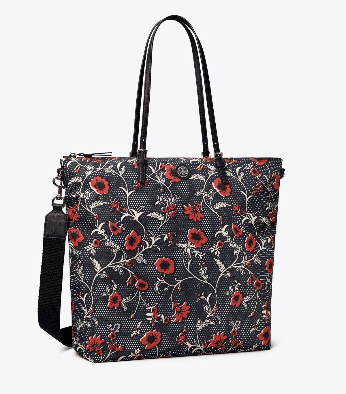 Printed Nylon Tote Bag