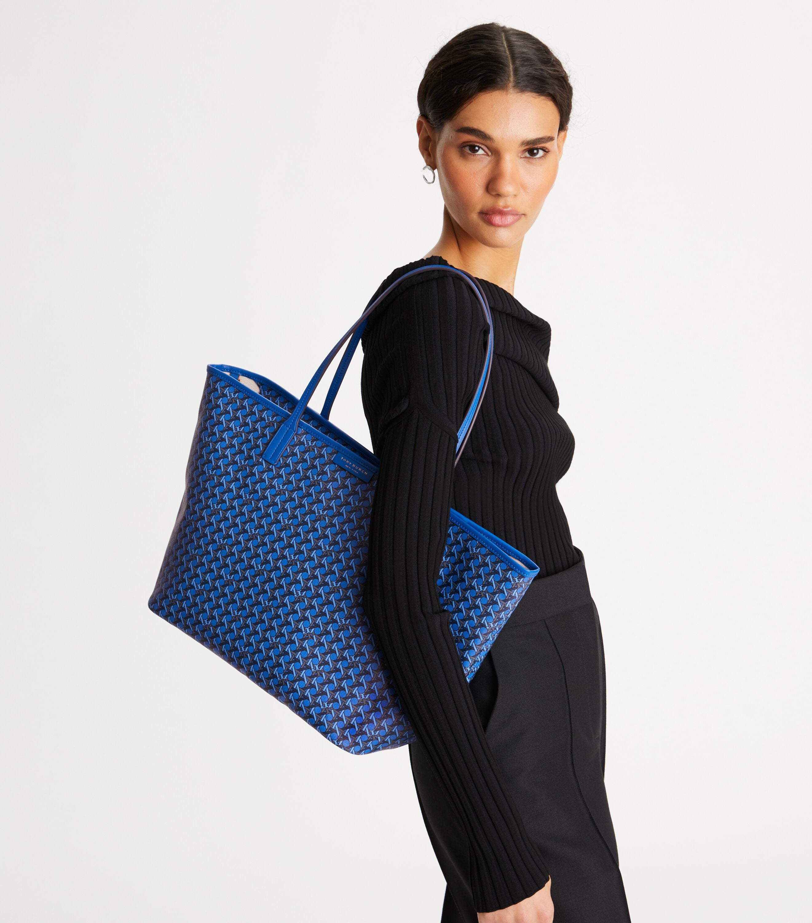 Ever-Ready Zip Tote, Mediterranean Blue | Tory Burch UAE