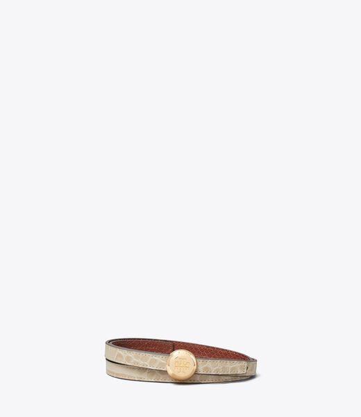 tory burch romy croc embossed reversible belt