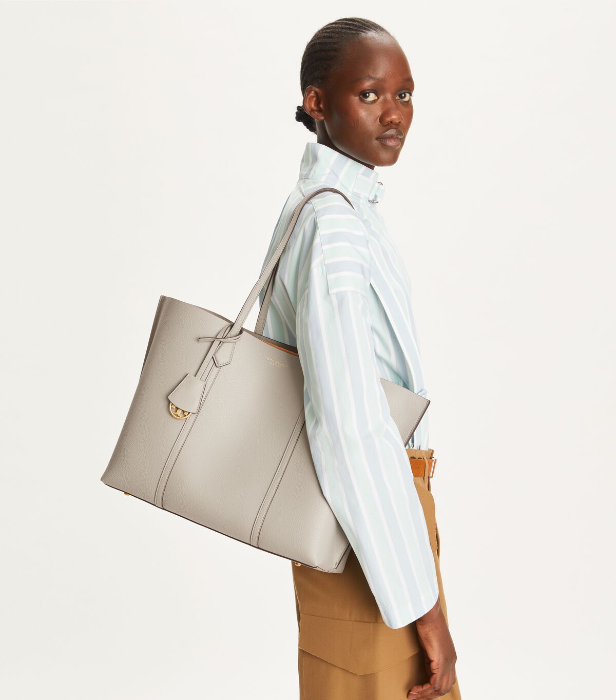tory burch perry triple compartment tote