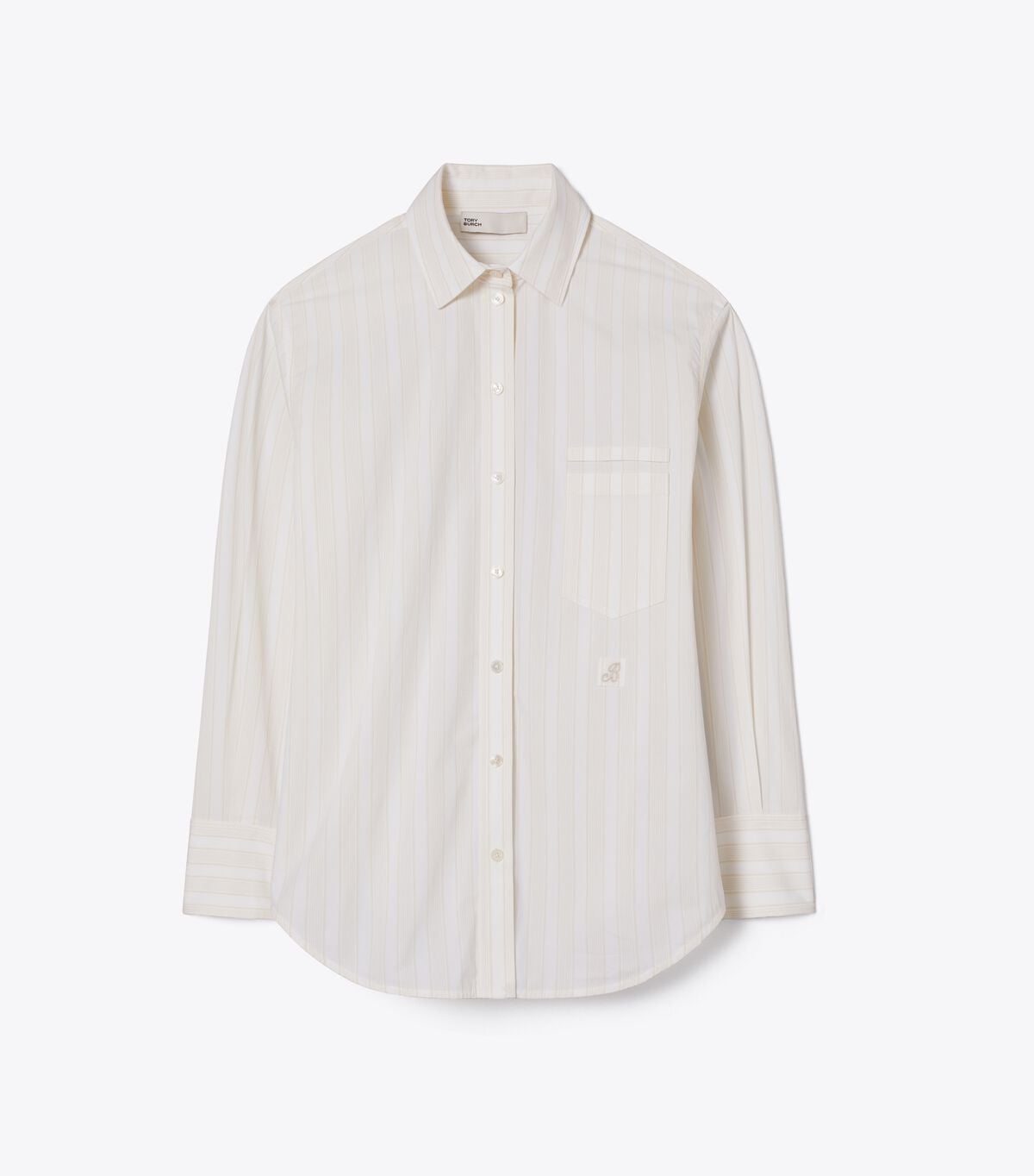 Striped Cotton Shirt tory burch striped cotton shirt