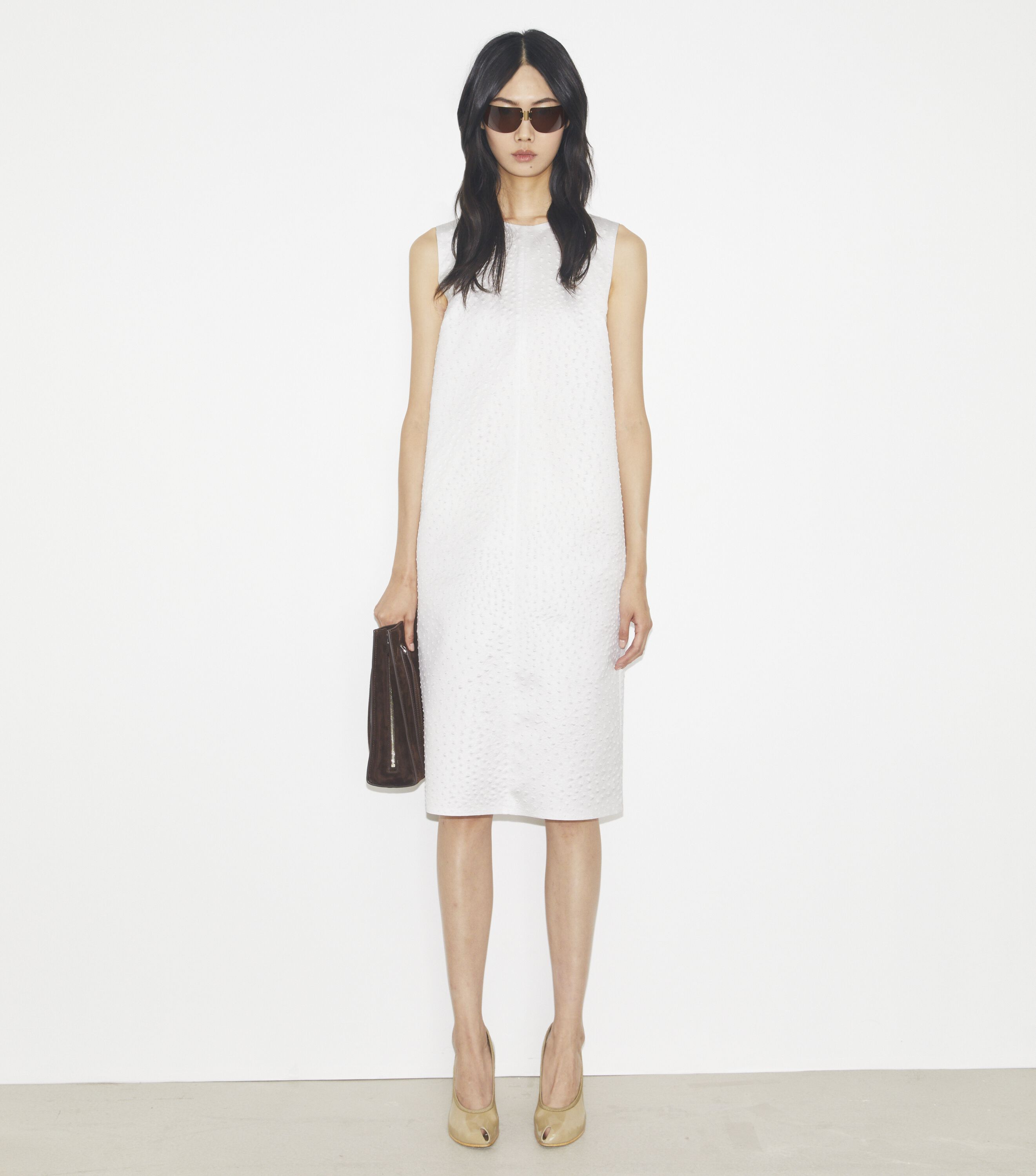 TORY BURCH ランウェイ シルクジャージーとろみワンピース シルクジャージー ギャザーワンピース | maison TOMORROWLAND
