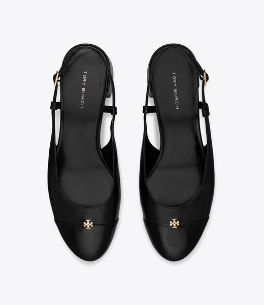 tory burch cap toe slingback