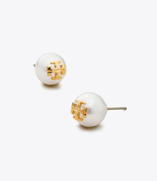 tory burch moondance pearl stud earrings