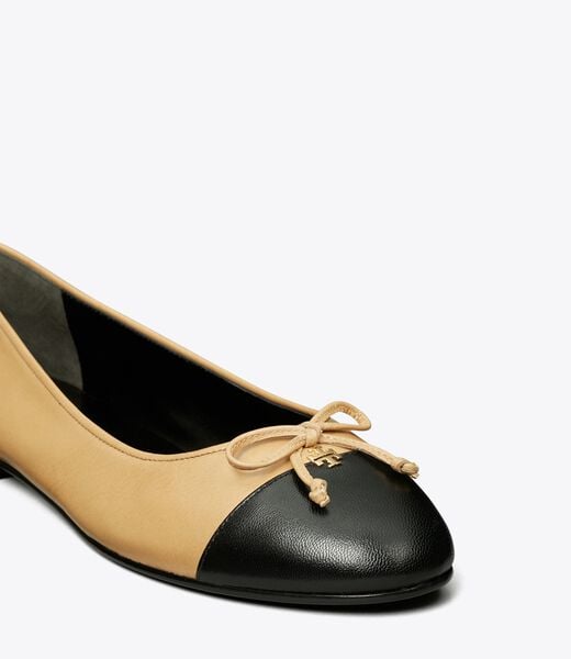 tory burch cap toe ballet