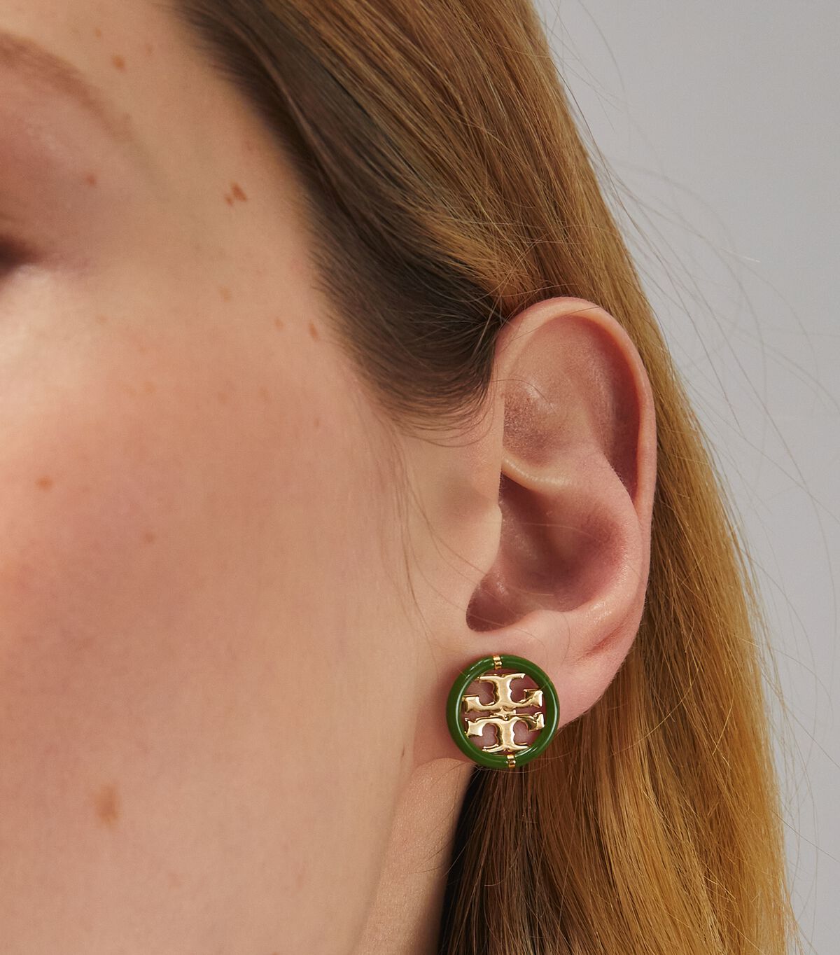 Miller Enamel Stud Earring