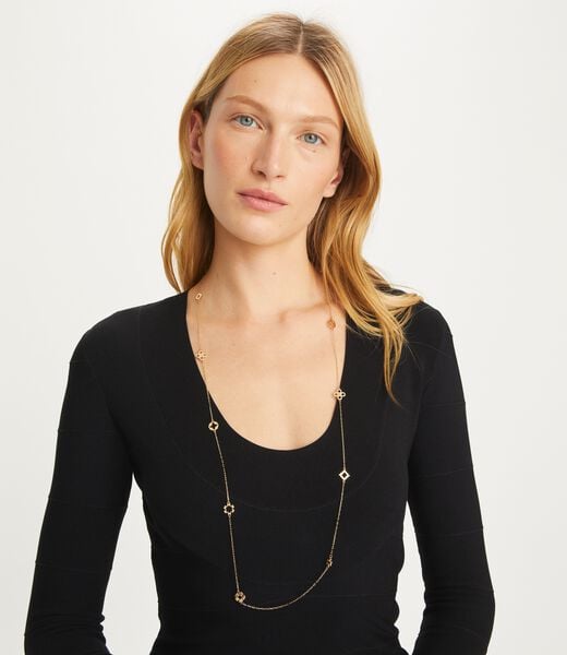 Forget Me Not Long Necklace tory burch forget me not long necklace