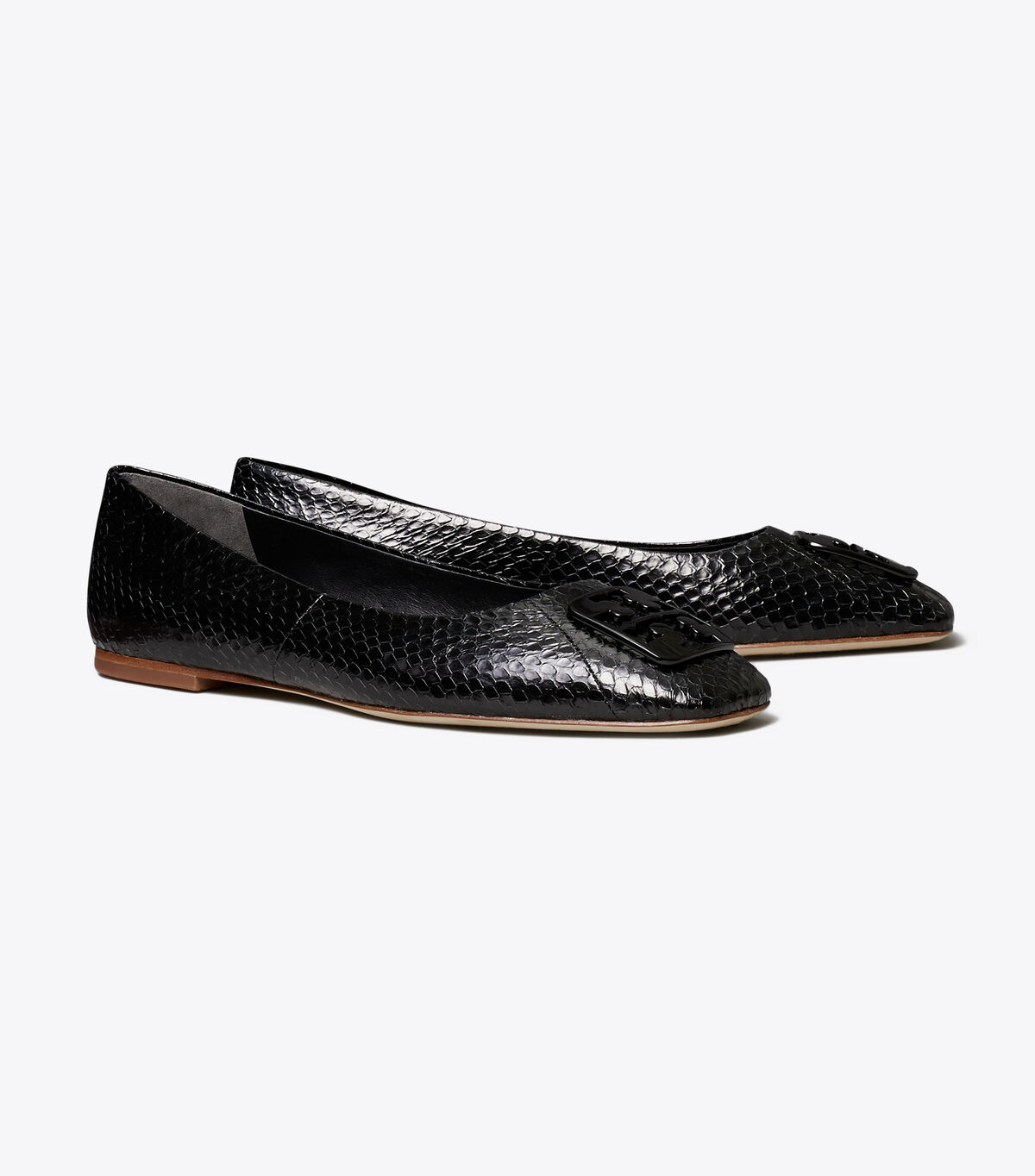 Georgia Snakeskin Ballet Flat