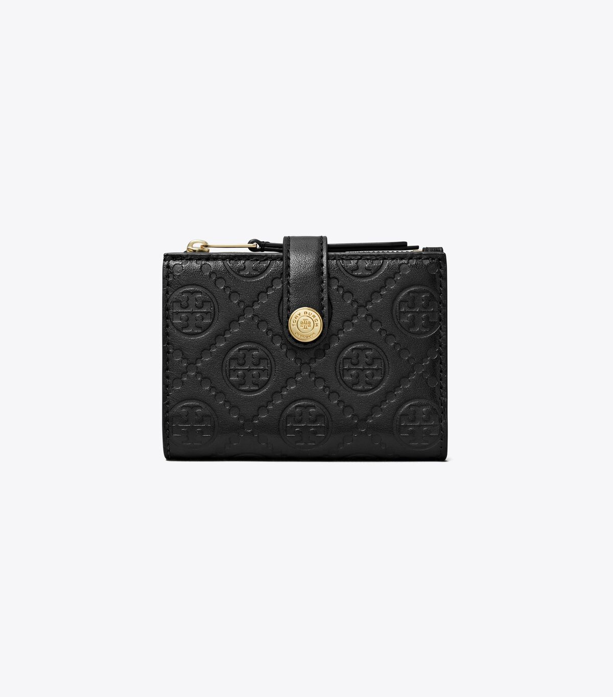 tory burch t monogram leather bi fold wallet