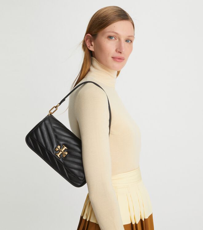 Small Kira Chevron Flap Shoulder Bag | Handbags | Tory Burch