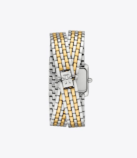 tory burch mini eleanor double wrap watch