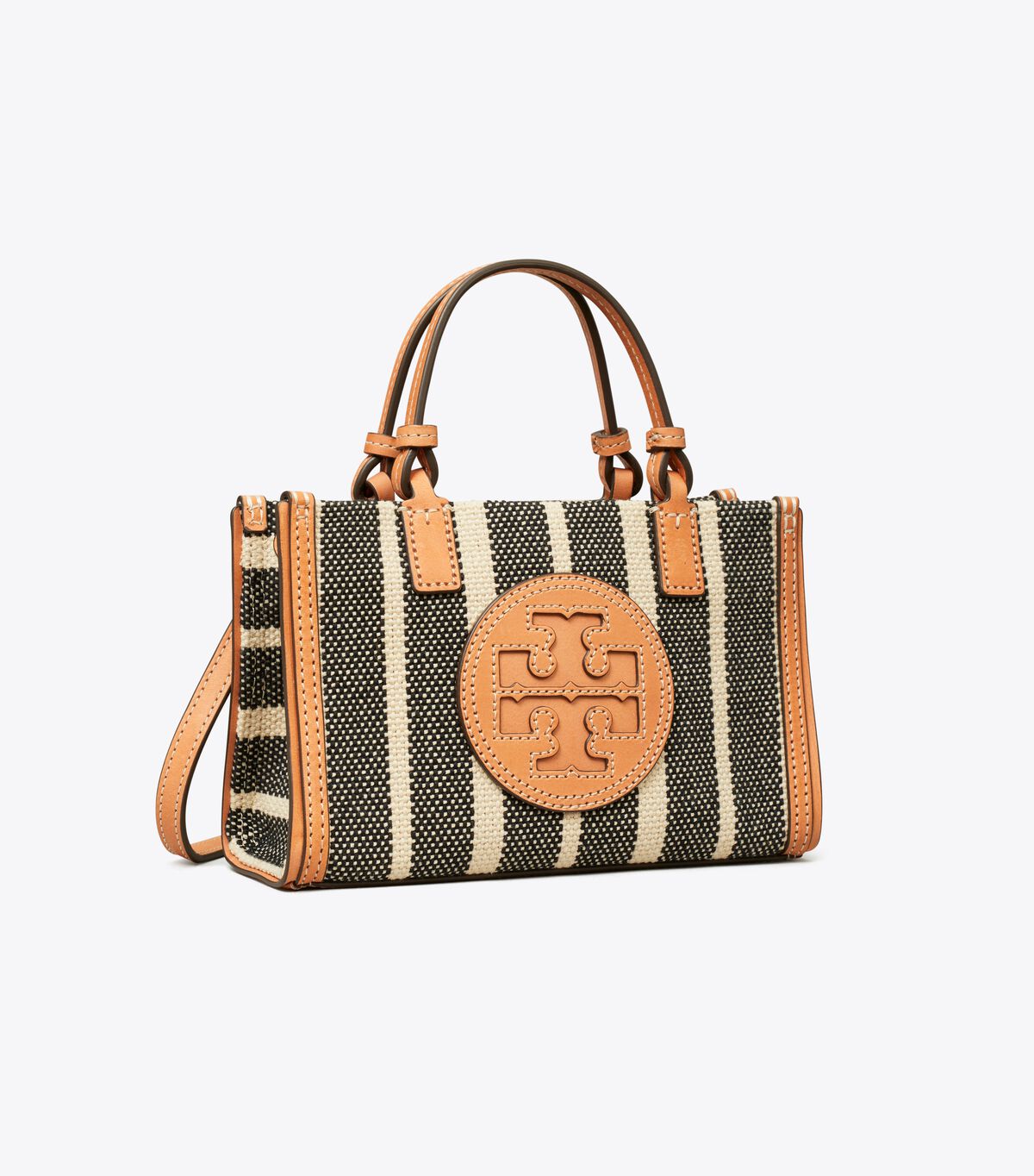 Mini Ella Striped Canvas Tote