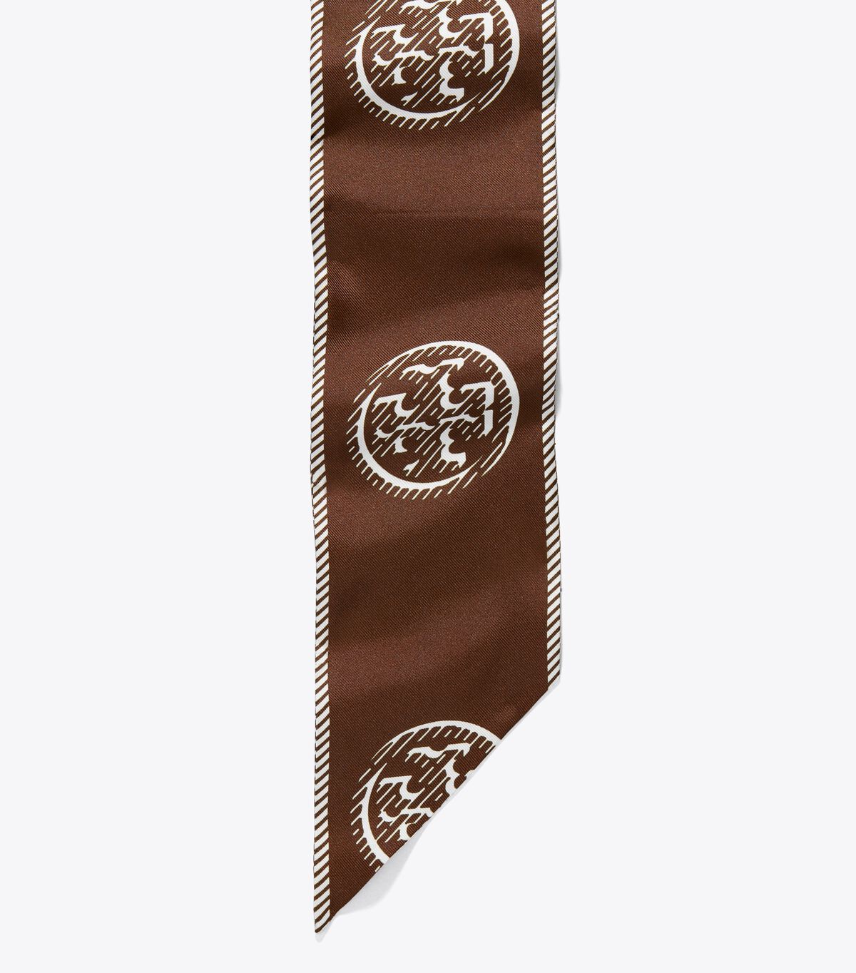 tory burch medallion logo ribbon tie