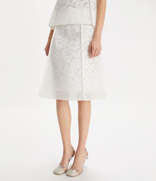 tory burch corded lace skirt