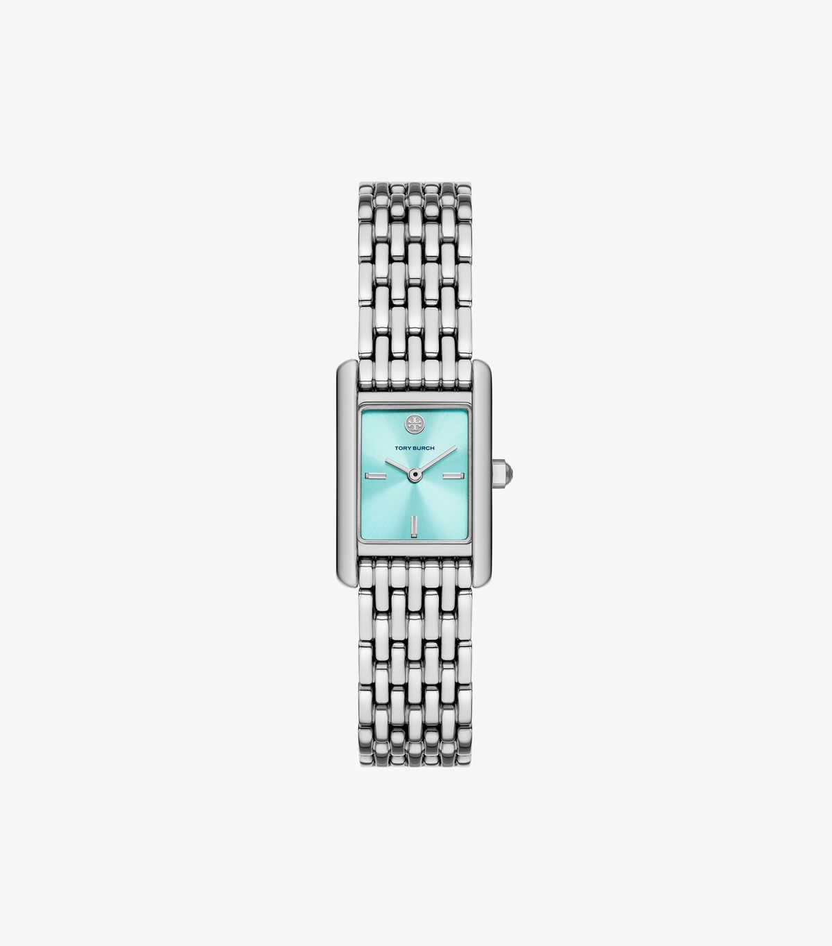 tory burch eleanor turquoise silver 19mm x 27 5mm case