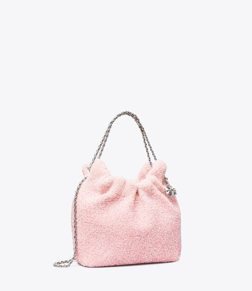 tory burch tb x bonbon mini fleming embellished hobo bag