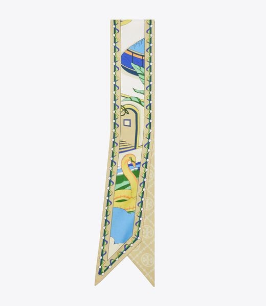 tory burch the pool ribbon tie