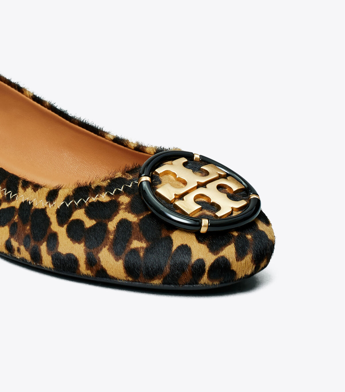 tory burch multi logo elastic ballet