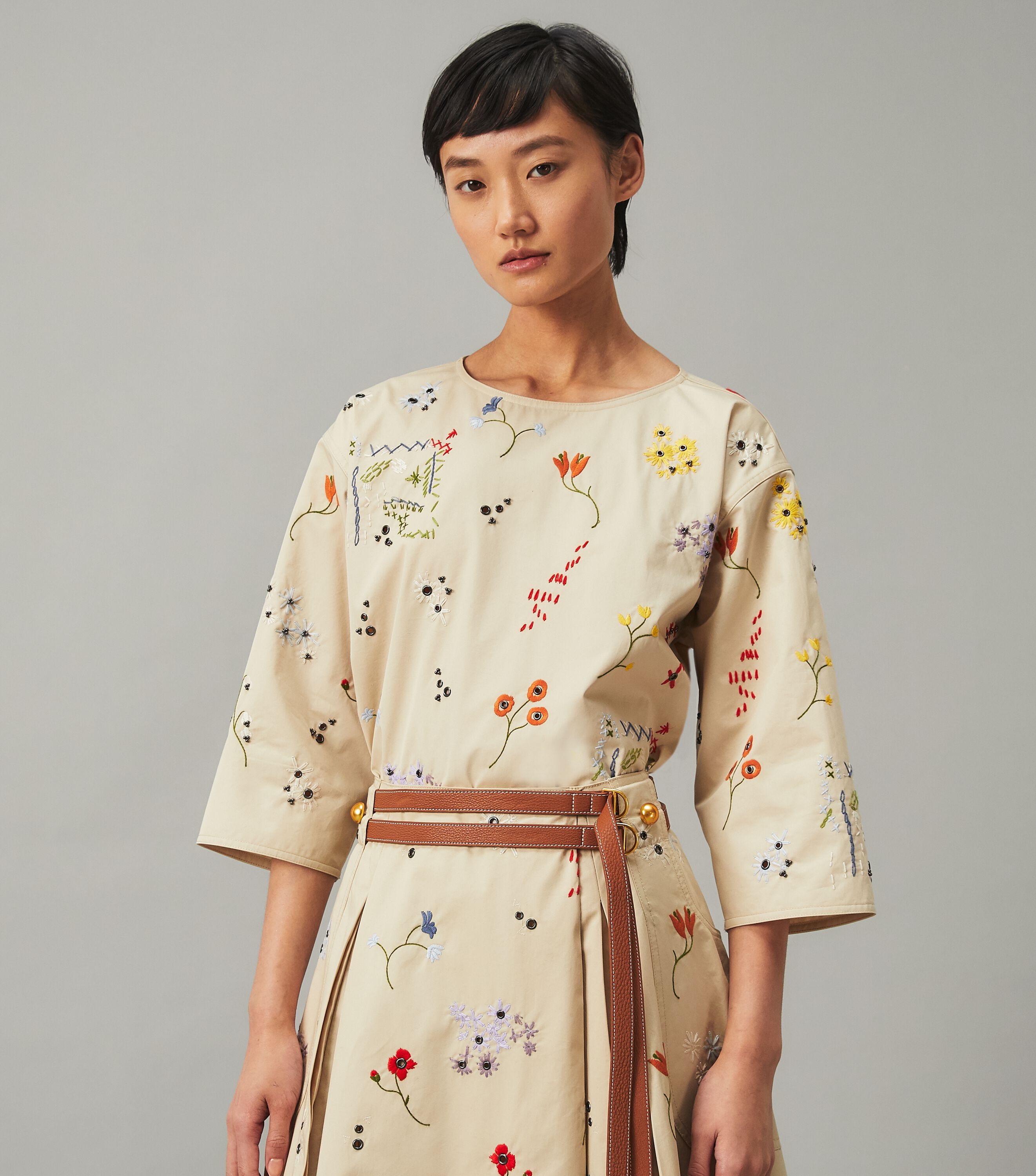 Tory burch outlet robinson embroidered