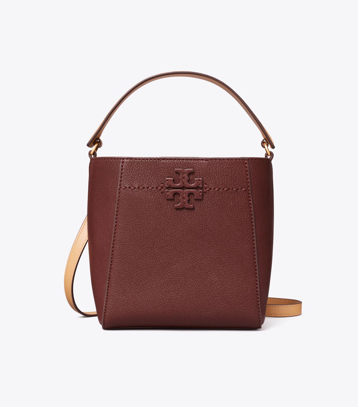 tory burch small mcgraw textured bucket bag