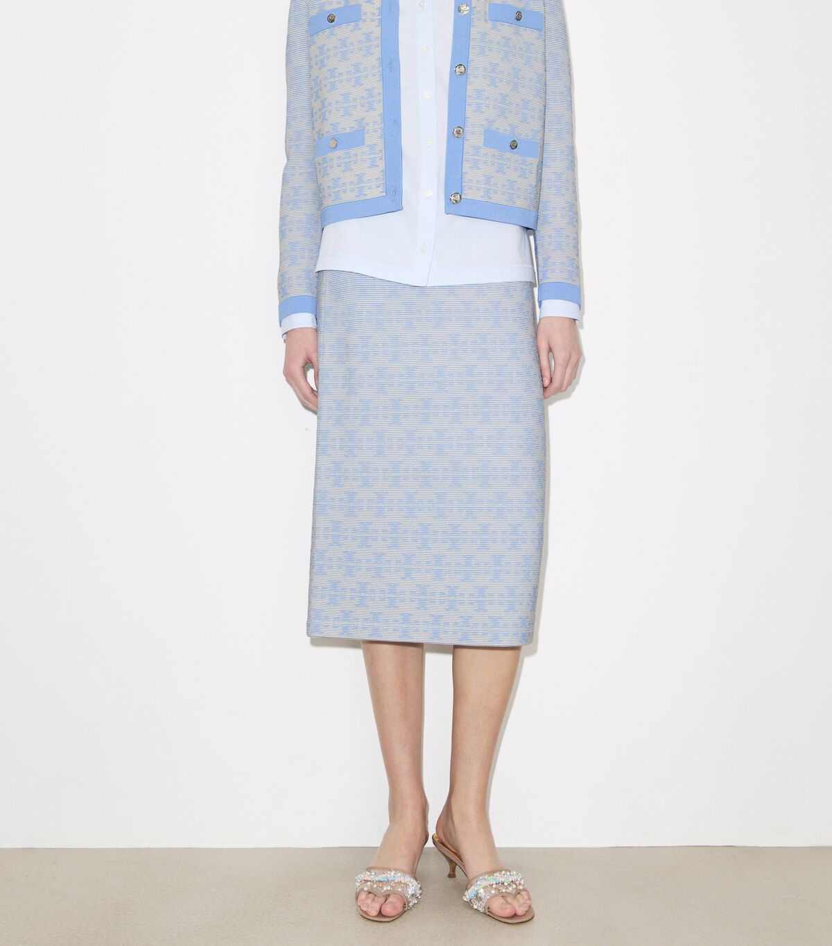 tory burch viscose skirt