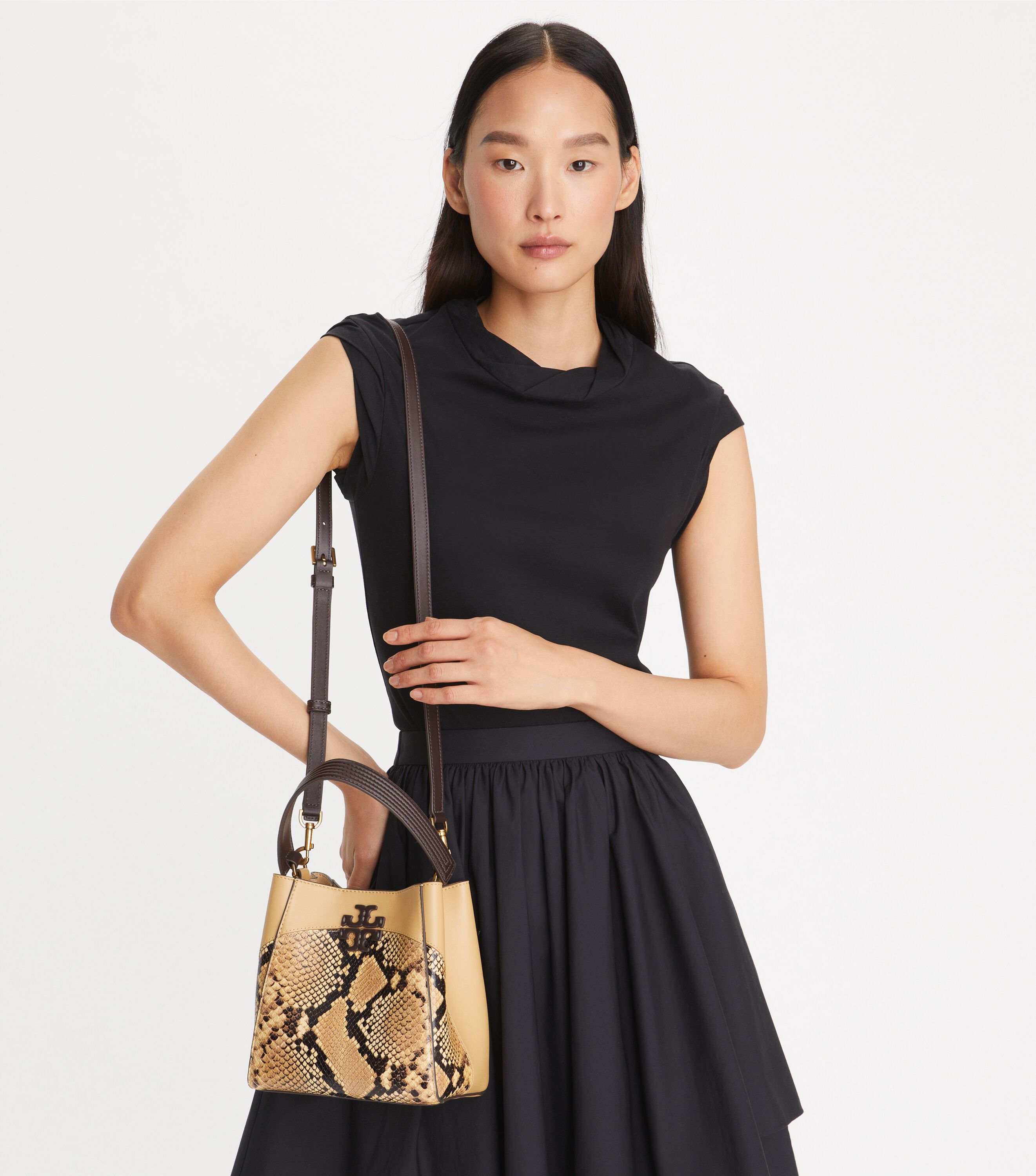 Mcgraw 2024 embossed satchel