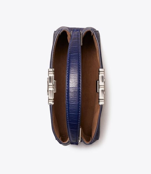 tory burch mini eleanor soft croc embossed satchel