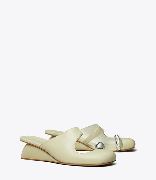 tory burch pierced mule wedge
