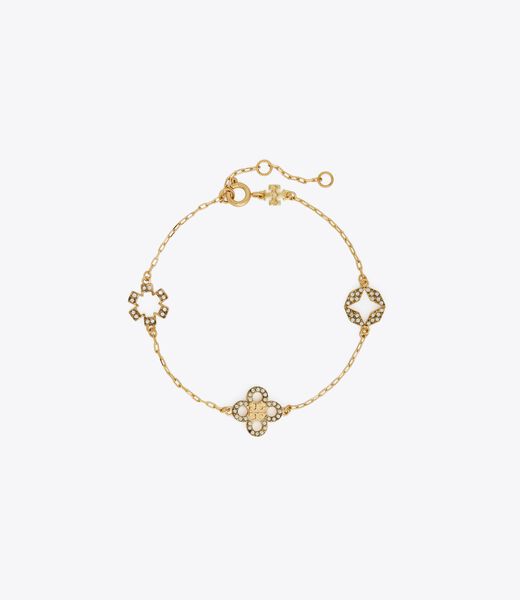 Kira Clover Pavé Bracelet