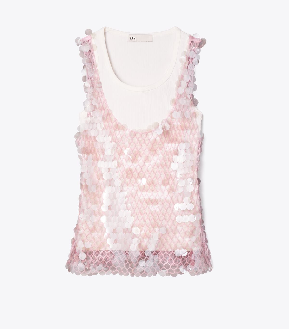 Sequin Mesh Top tory burch sequin mesh top