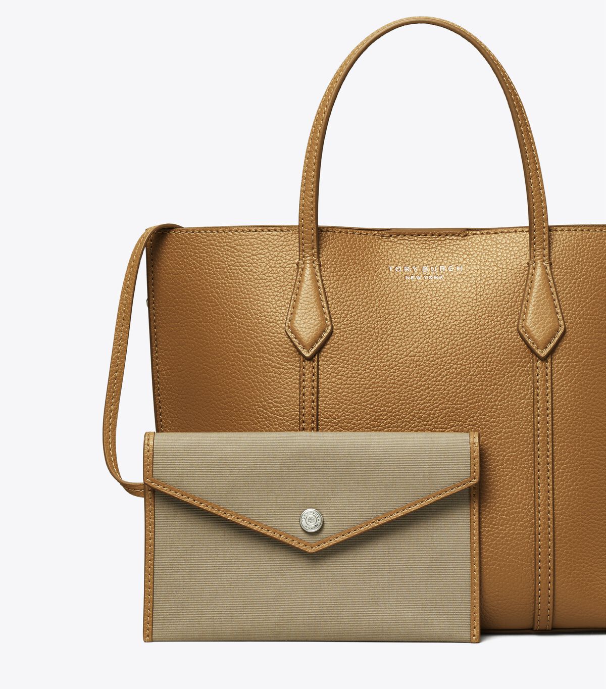 tory burch small perry zip tote